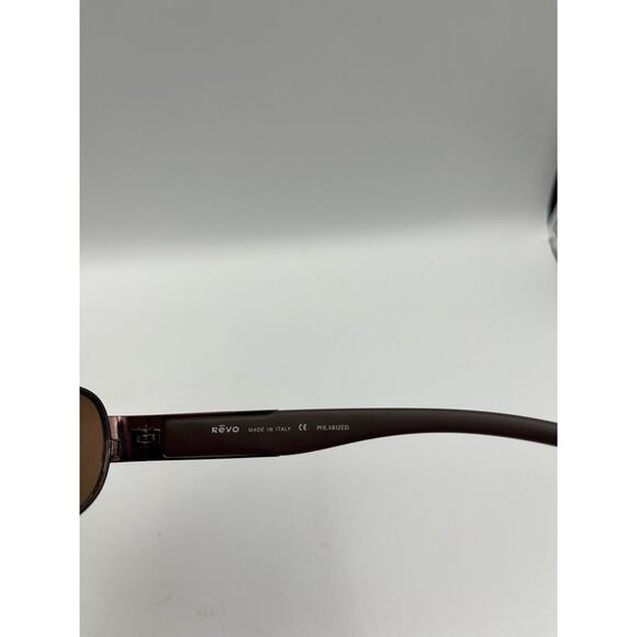 Revo Bronze Sports Wrap Metal Polarized Sunglasses - Picture 5 of 6